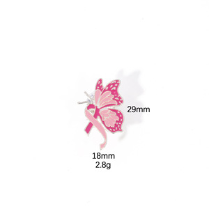 <span class=keywords><strong>October</strong></span> nhận thức Ribbon Lapel hat pins/Ung thư sống sót hồng men Ribbon ~ Trâm <span class=keywords><strong>Pin</strong></span> - Product Image 6