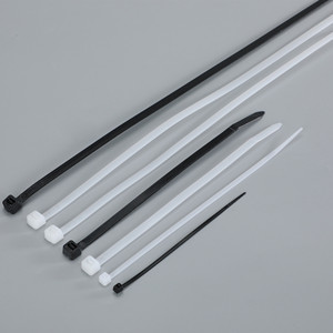 Fascette stringicavo industriali in nylon 3*100, nere e bianche, autobloccanti, spesse e resistenti, all'ingrosso per grandi quantità - Product Image 4