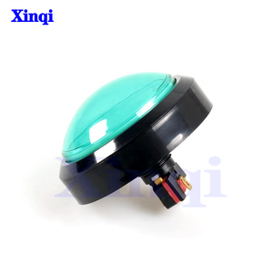 Giá bán buôn 100 mét lớn Vòng <span class=keywords><strong>push</strong></span> <span class=keywords><strong>button</strong></span> LED chiếu sáng với micro cho <span class=keywords><strong>Diy</strong></span> <span class=keywords><strong>Arcade</strong></span> trò chơi các bộ phận máy 5/12V lớn Dome ánh sáng - Product Image 4