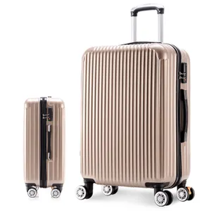 当代橙色紫色大31英寸行李箱随身携带带旋转器的行李箱