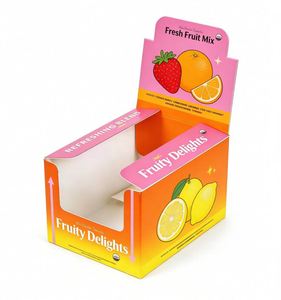 Présentoir de comptoir personnalisé et recyclable pour équipement publicitaire de supermarché avec pelliculage mat et revêtement UV pour la vente au détail - Product Image 5