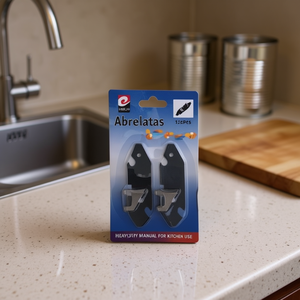 Apribottiglie Abrelatas, 12 pezzi, in acciaio inossidabile, resistente, manuale, per uso in cucina - Product Image 3
