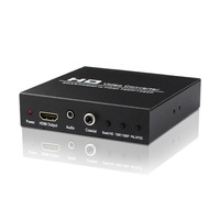 Convertisseur d'adaptateur coaxial d'origine HDMI péritel vers HDMI + RCA avec prise casque 3.5mm 720P/1080P