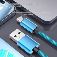 Câbles de données pour téléphone portable USB-A vers Type-C 5V 2A, accessoires pour téléphone, compatibles avec Android et iPhone, câble USB à charge rapide
