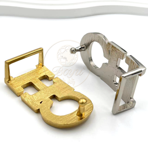 Fibbia per Cintura Vintage di Alta Gamma a Forma di Anello 2.5, Fibbia Liscia Unisex, Cintura Rotonda Semplice ed Elegante, Indossabile a Strati - Product Image 3
