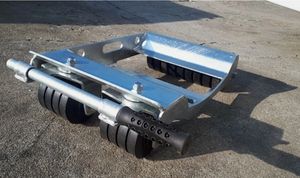 Coches y camiones con bloqueo de dirección, carro de mano de carga, patín móvil, rueda de posicionamiento, <span class=keywords><strong>Dolly</strong></span> para flexibilidad en el movimiento del vehículo - Product Image 3