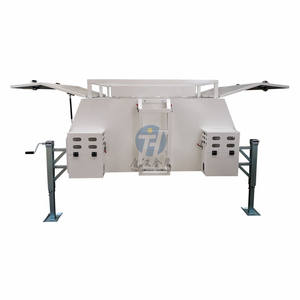 Toldo <span class=keywords><strong>de</strong></span> aluminio <span class=keywords><strong>de</strong></span> doble cabina con tobogán para nevera, despensa, <span class=keywords><strong>caja</strong></span> <span class=keywords><strong>de</strong></span> <span class=keywords><strong>herramientas</strong></span> y patas <span class=keywords><strong>de</strong></span> gato ajustable para camioneta 4x4/coche/camión, 2100mm - Product Image 4