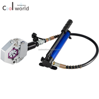 Pince à sertir hydraulique portative séparable avec pompe en aluminium, kit d'outils de sertissage pour climatisation A/C