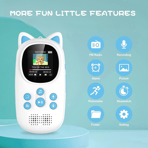 Lecteur de musique numérique pour enfants avec <span class=keywords><strong>radio</strong></span> FM 5.3, portable, MP3, dessin animé, écran TFT en plastique intégré pour l'apprentissage précoce des enfants - Product Image 5
