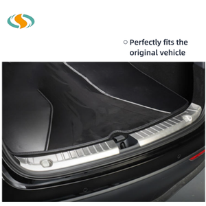 Pour Tesla Model 3/Y Plaque <span class=keywords><strong>de</strong></span> protection <span class=keywords><strong>de</strong></span> coffre intégrée en acier inoxydable avec installation facile 2021-2023 - Product Image 3