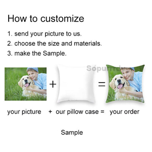 Funda de Almohada Personalizada con Logotipo, Funda de Almohada de Terciopelo Suave y Cómoda, Funda de Cojín con Material Personalizado - Product Image 2