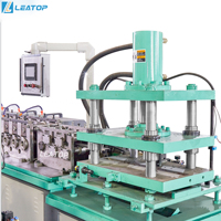 Machine de formage de rouleaux servo-contrôlée par PLC pour la fabrication de glissières de tiroir télescopiques fines à montage sous plan pour tiroirs de placards et armoires