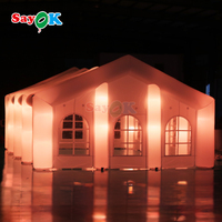 Discothèque gonflable d'événement commercial extérieur de Sayok grande tente gonflable de noce avec l'éclairage