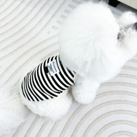 OEM Cute Cotton Cat Weste für Hunde Gestreiftes T-Shirt Welpen pullover Winterkleid ung XXL Größe für Sommer & Frühling Haustier Kleidung