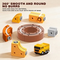 Circuit magnétique 3D de course automobile, ensemble de 117 pièces, système DIY, batterie au lithium, jouet éducatif, collection saisonnière en vente au détail