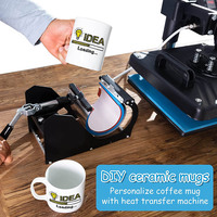 Tasse à sublimation personnalisée 11oz 3a tasse à sublimation en céramique blanche tasses à café tasses avec logo vente en gros