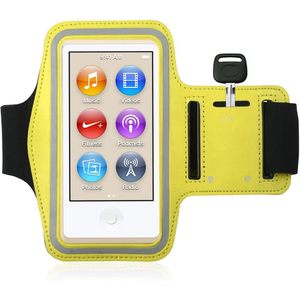 Fascia da polso in Neoprene giallo Premium con cinturino da braccio custodia resistente all'acqua accessori per allenamento sportivo da palestra per Apple iPod Nano 7 ° 8 ° - Product Image 1
