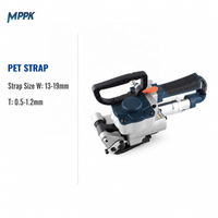 Machine pneumatique de cerclage plastique 13-19mm PET PP, outil manuel de soudage par friction à air sans soudure 3500N, direct usine OEM
