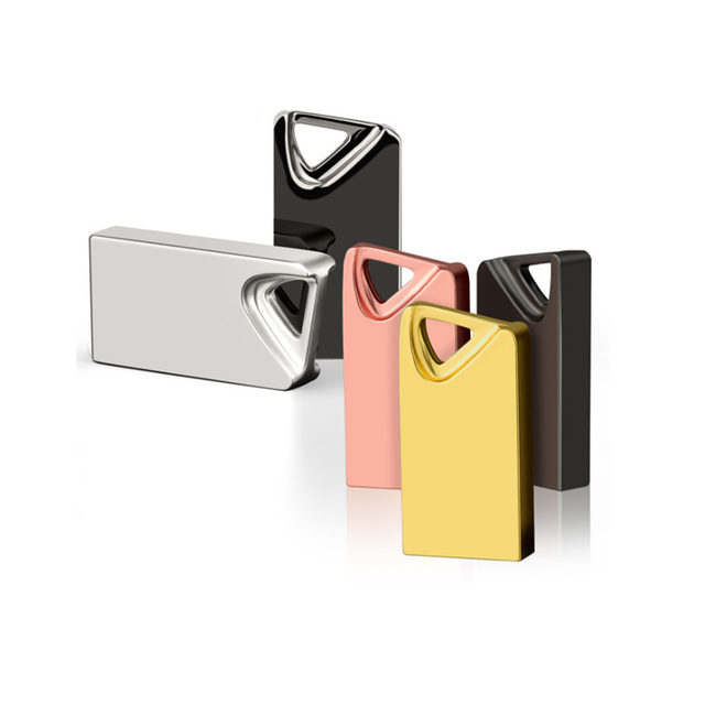 Mini Metal USB Flash Drive 2GB 4GB 8GB 16GB 32GB Capacity New USB 2.0 Interface Car Key Stick for Promotion Gift