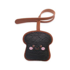 Leather Christmas <b>Gingerbread</b> <b>Man</b> Keychain Pendant DIY Bag Charm Christmas Sock Ornament for Phone and Key <b>Decoration</b> - Product Image 6