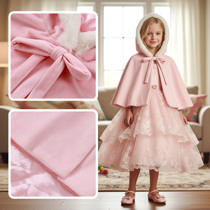 Manteau de princesse Aurora, code OPA CE CPC certifié, coton de qualité supérieure, capuche, pour filles, vêtements de fête d'hiver, inspiré des films et séries télévisées - Product Image 3