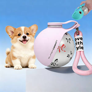 Nouvelle gourde pour animaux de compagnie en acier inoxydable Petop, bouteille d'eau portable pour chien <span class=keywords><strong>avec</strong></span> bol pliable, accessoires de promenade en plein air pour les voyages - Product Image 1