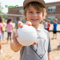 Ensemble de bâton et balle de baseball en plastique personnalisable pour enfants YumuQ Factory avec tee de baseball 2 en 1 |   Batte d'entraînement intérieure/extérieure de 22 pouces