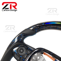 Accessoires de voiture pour Toyota Corolla XEI LE 2012-2026 Camry SE XSE TRD Avalon RAV4 Volant personnalisé en fibre de carbone forgée LED