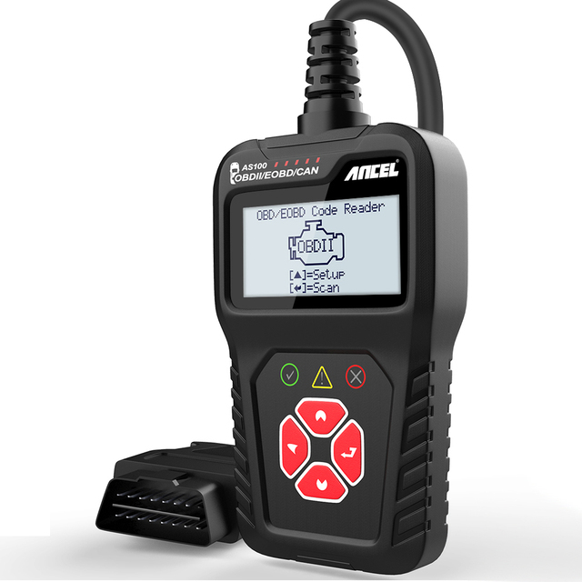 Ancel AS100 Automotive Scanner OBD2 Car Code Reader Engine Check Clear Code Diagnosis EOBD OBD 2 Auto Diagnostic Scanner Tools