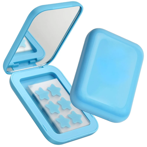 Patchs hydrocolloïdes anti-acné et anti-boutons bio blanchissants avec boîte miroir, végétaliens, <span class=keywords><strong>4</strong></span> patchs pour tous types de peau - Product Image 6