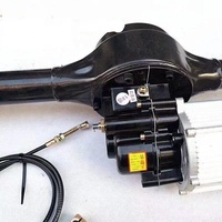 Mini-voiture électrique 4x4, buggy, scooter, moteur BLDC 48V 1200W, direction avant, différentiel d'essieu