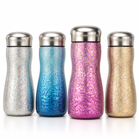 Termos Saku Mini Titanium Murni 230ml Cangkir Vakum Terisolasi Dengan Infuser Teh Penahan Panas Untuk Kantor Perjalanan Rumah