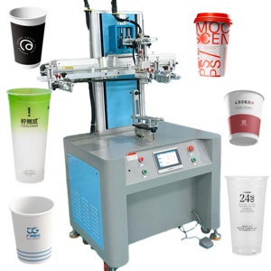 Mới đến độc lập servo tự động liên kết máy in lụa màn hình cho nhựa và giấy Ly ống máy in Cách sử dụng - Product Image 1