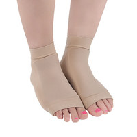 Chaussette de soutien de la voûte plantaire en gel de silicone, manchon de compression pour fasciite plantaire, correcteur de pied plat, protection sportive