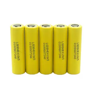 Baterai Li Ion Isi Ulang Daya HE4 18650 35A 2500MAh LGDBHE418650 Autentik