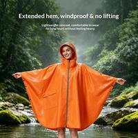 Cape de pluie légère à capuche imperméable, réfléchissante et respirante pour scooter et moto