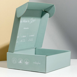 Biểu tượng tùy chỉnh carton sóng gửi thư hộp cho đóng gói các tông vận chuyển Hộp bao bì mỹ phẩm quần áo - Product Image 2