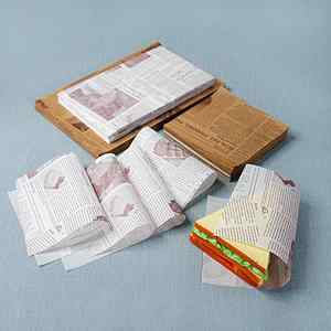 Personalized Sandwich Wrapper Wholesale Food Grade Packaging Custom Printed <b>Greaseproof</b> <b>Paper</b> - Product Image 2
