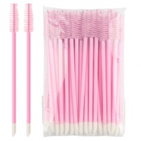 <strong>Best</strong> <strong>Selling</strong> Two Heads Disposable Eyelash Mascara Wands Nylon Eyelash <strong>Spoolie</strong> <strong>Brush</strong> Eyebrow Lip Applicator Makeup <strong>Brush</strong>