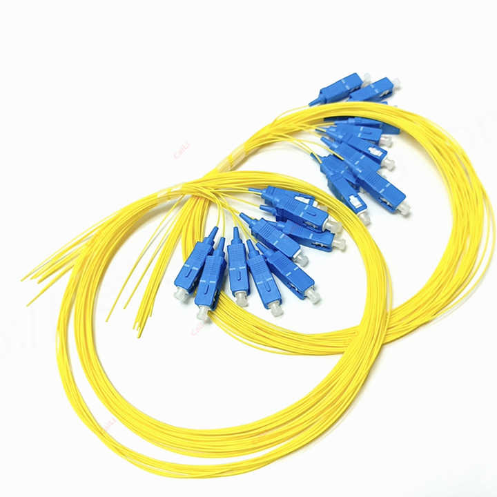Fiber Optic Pigtail sc Upc Simplex 0.9mm 9/125 Single Mode 1 Core SM SX ...