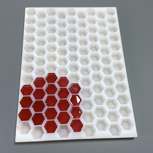 Moule en silicone hexagonal à 200 cavités, plateaux à bonbons au <span class=keywords><strong>caramel</strong></span>, moules pour chocolat - Product Image 4