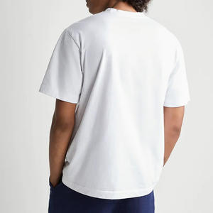 Camiseta de Cuello Redondo Gruesa de Alta Calidad al por Mayor, Camiseta Cuadrada de Diseñador para Hombre, Hombros Caídos, 100% Algodón, Camisetas Extra Grandes Lisas - Product Image 3