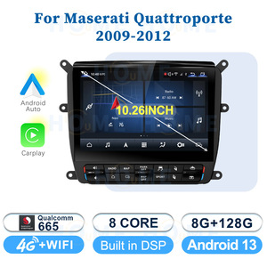Autoradio multimédia Carplay <span class=keywords><strong>Auto</strong></span> 10.26 pouces pour Maserati Quattroporte 2004-2020 Qualcomm 665 Android 13 8 cœurs GPS Navigation DSP - Product Image 3