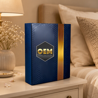 Boîtes en carton rigide de luxe en acier doré Golden Horse Choco Miel pour emballage Rhino VVIP UV Le Cheval Noir