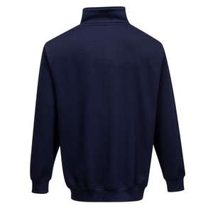 PORTWEST - B309NARL Sweat-shirt bleu marine à col zippé Sorrento-EAN 5036108276790 WORK HOODIES - Product Image 2