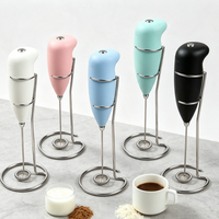 NEWELL Batteur à crème électrique réglable, fouet manuel ergonomique, fonctionnement silencieux, gadget pour créer une micro-mousse riche pour la pâtisserie maison