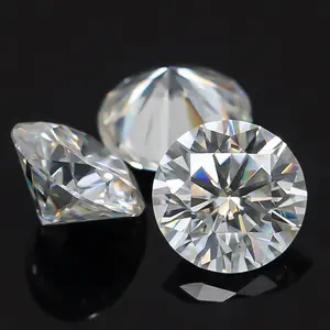 Perfekte maschine cut runde weiß zirkonia grade AAAAA gefälschte diamant CZ stein künstliche stein