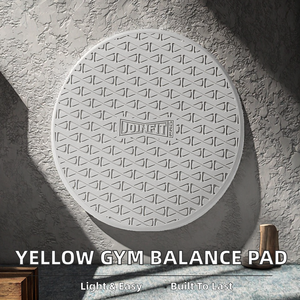 Almohadillas de Equilibrio para Gimnasia JOINFIT, Duraderas, Antideslizantes, Ligeras, de PVC, Ecológicas, Modelo Amarillo - Product Image 2