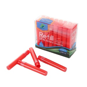 Recharges de stylos pour tableau blanc quatre couleurs de haute qualité, portables et remplaçables individuellement, adaptées aux bureaux et aux écoles - Product Image 1