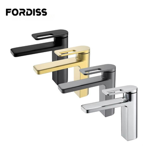 Grifo de Lavabo de Baño Monomando de Cobre Personalizable de Lujo, Mezclador de Agua Fría y Caliente, Proveedor de Fábrica - Product Image 2